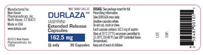 30 Count Label (Durlaza 30 Count Trade Label 19958 Nodie Sept 22 2015)